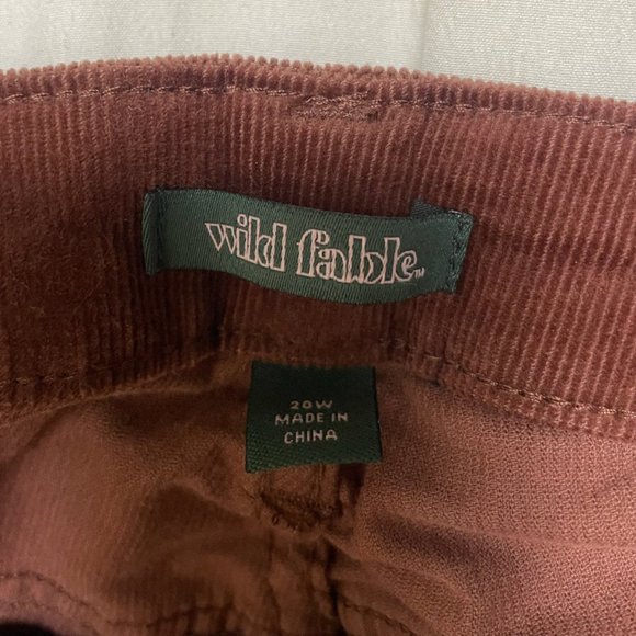 ⭐️ Corduroy Wide Leg Hipster Hippie Art Chic Glam Country Rock Flare Artsy Pants - Picture 4 of 6